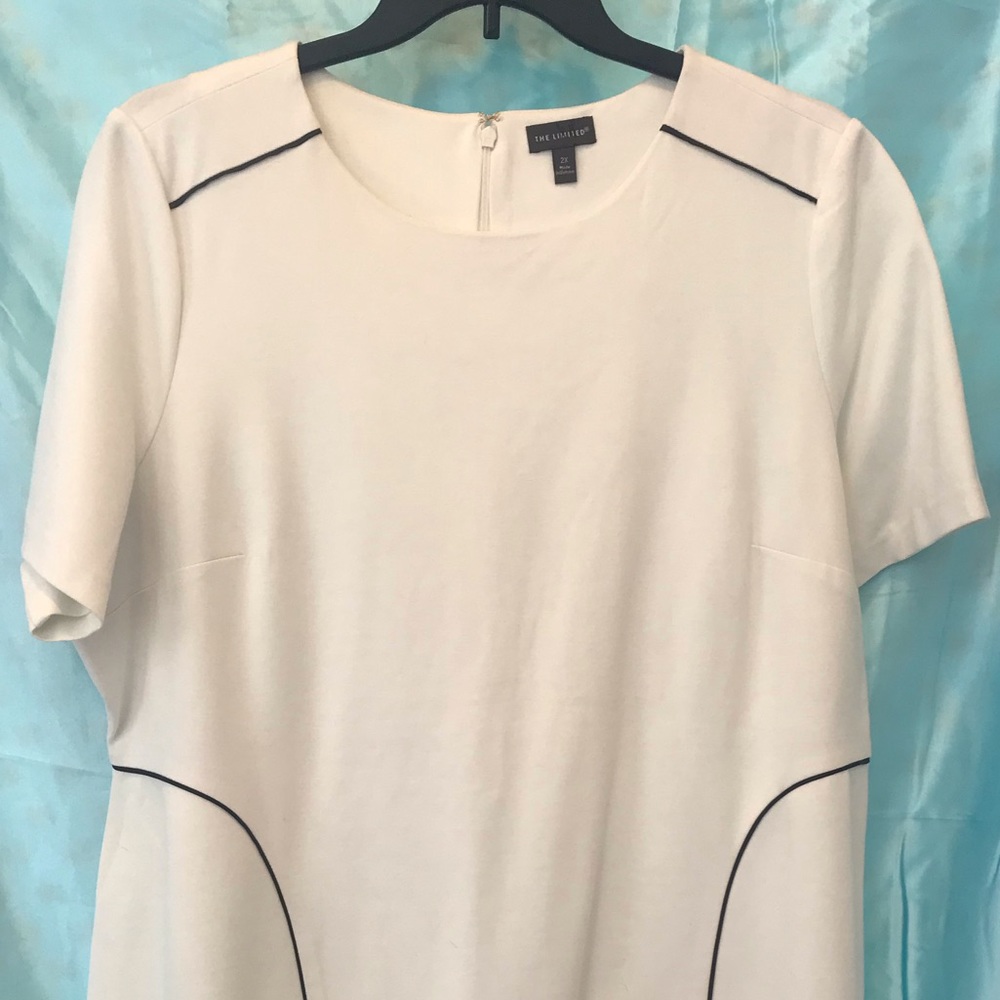 The Limited White and Black dress